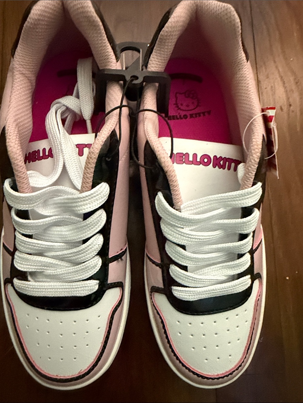 Hello Kitty Pink, White & Black Low-Top Sneakers